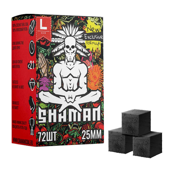 Кокосовый уголь Shaman 25мм в Красноярске