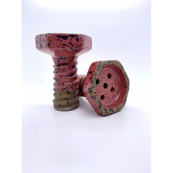 Чаша Thor Evil Screw Bowl Clay Красно Розовый в Красноярске