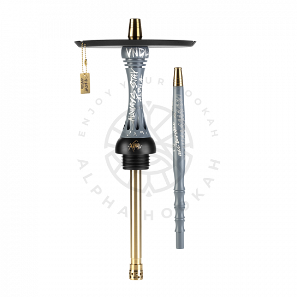 Кальян Alpha Hookah X VNDL Nardo Grey Серый (42 см) в Красноярске