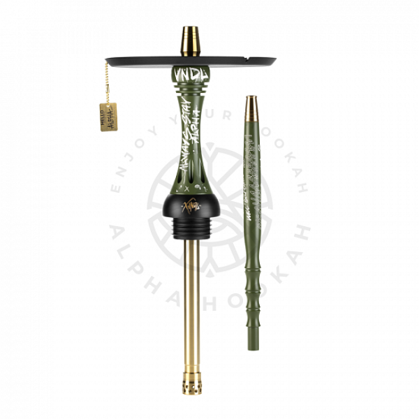 Кальян Alpha Hookah X VNDL Olive Зелёный (42 см) в Красноярске