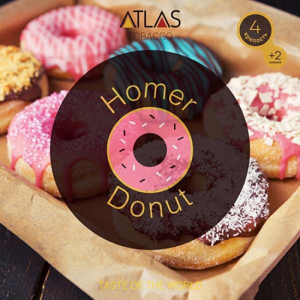 Табак Atlas Homer Donut 100гр в Красноярске