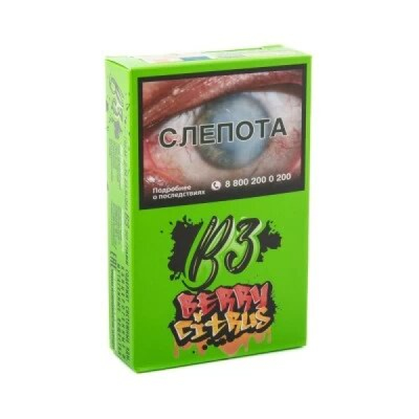 Табак B3 Berry Citrus (Ягодный Цитрус) 50 гр в Красноярске