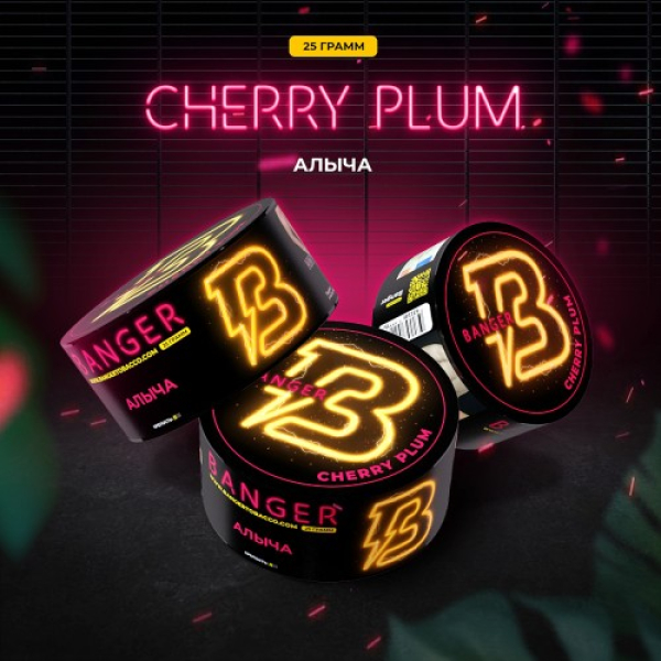 Табак Banger Cherry Plum (Алыча) 25 гр в Красноярске