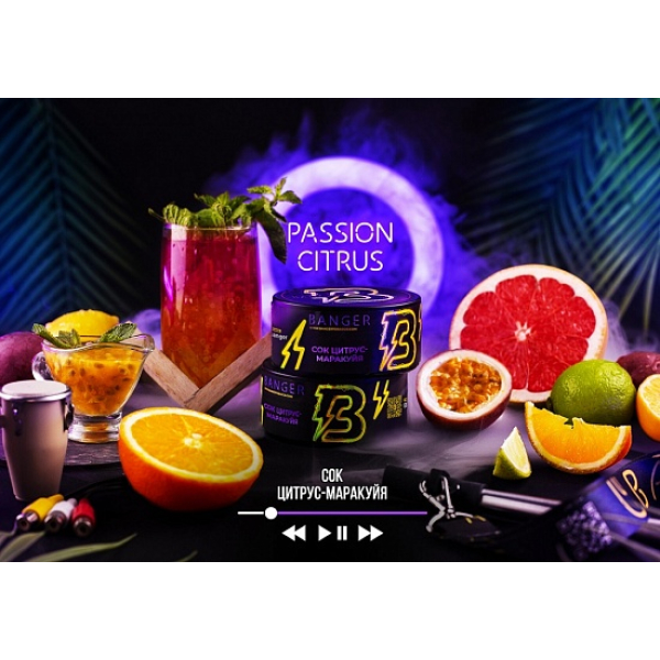 Табак Banger Passion Citrus 100 грамм в Красноярске