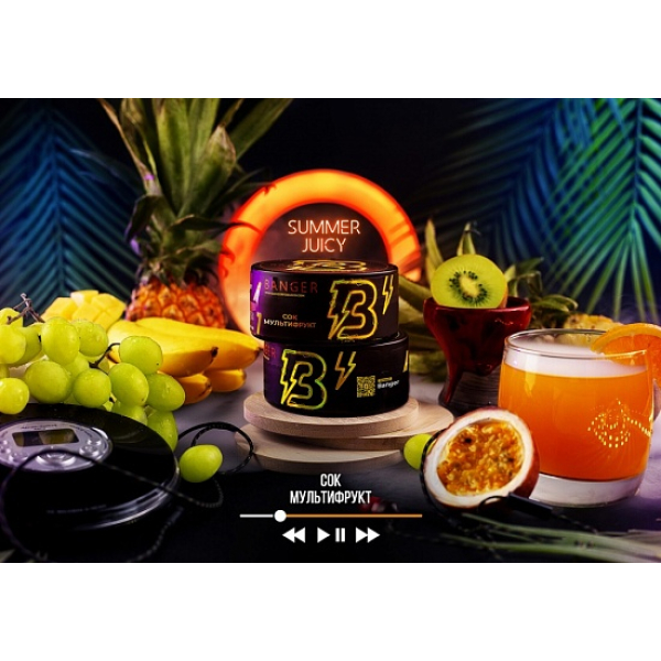 Табак Banger Summer Juicy 100 грамм в Красноярске