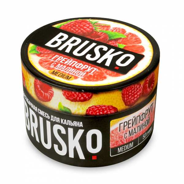 Смесь Brusko Medium Грейпфрут с малиной 50 грамм в Красноярске