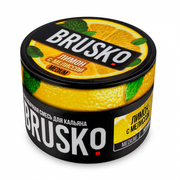 Смесь Brusko Medium Лимон мелисса 50 грамм в Красноярске