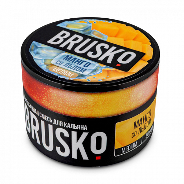 Смесь Brusko Medium Манго лед 50 грамм в Красноярске