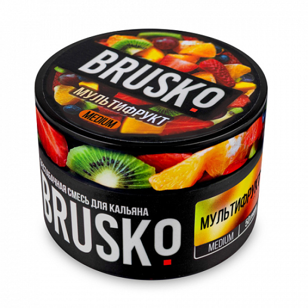 Смесь Brusko Medium Мультифрукт 50 грамм в Красноярске
