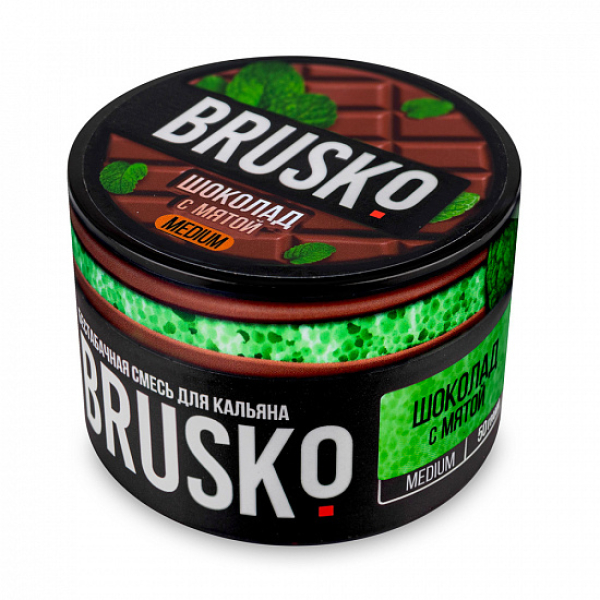 Смесь Brusko Medium Шоколад с мятой 50 грамм в Красноярске