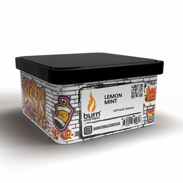 Табак BURN LEMON MINT 200 грамм в Красноярске