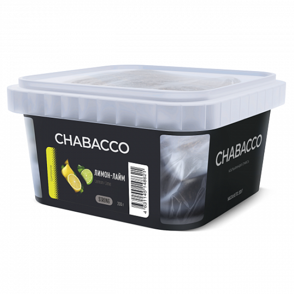 Смесь Chabacco Strong Lemon Lime (Лимон Лайм) 200 гр в Красноярске