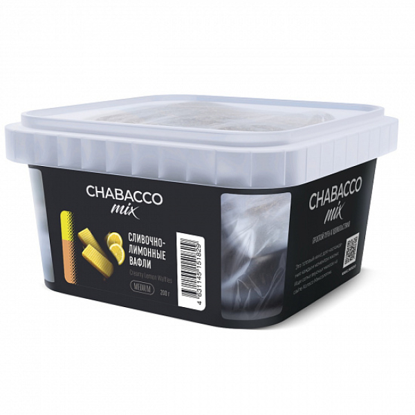 Смесь Chabacco mix Creamy Lemon Waffles (Сливочно-лимонные вафли) 200 гр в Красноярске