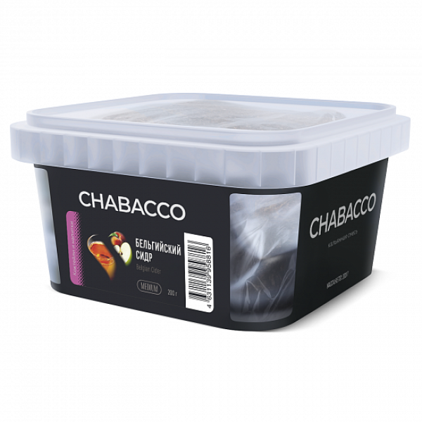 Смесь Chabacco Medium Belgian Cider (Бельгийский Сидр) 200 гр в Красноярске