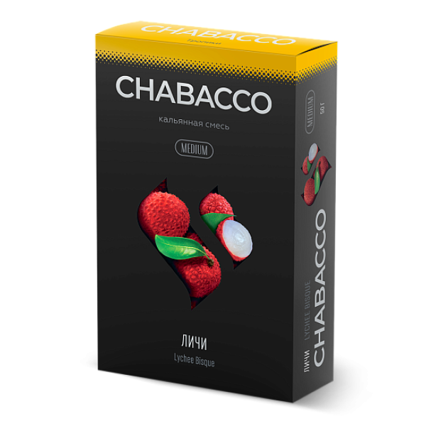 Смесь Chabacco Medium LYCHEE BISQUE (ЛИЧИ) 50 гр в Красноярске