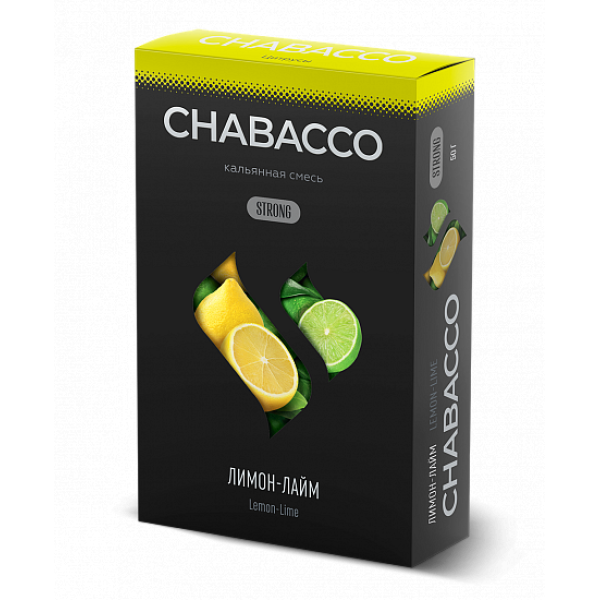 Смесь Chabacco Strong Lemon Lime 50 гр в Красноярске