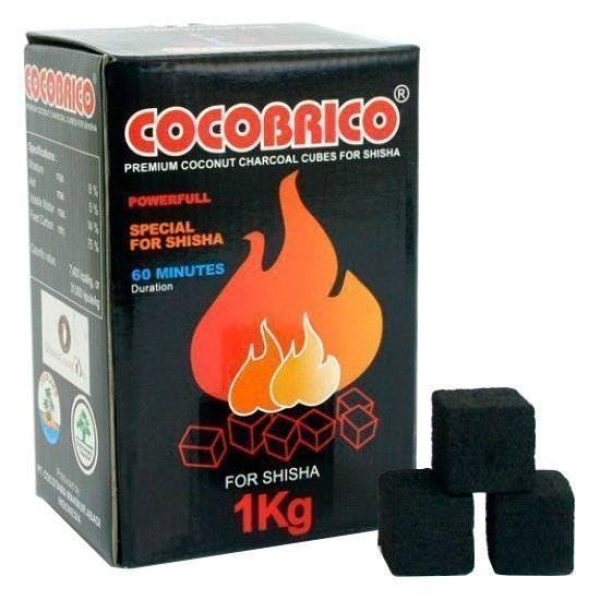 Уголь для кальяна CocoBrico 1 кг в Красноярске