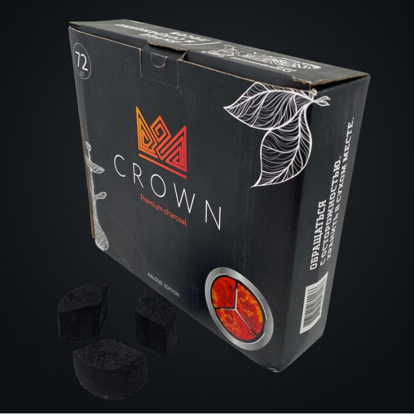 Уголь Crown KALOUD edition для кальяна (72 шт.) в Красноярске
