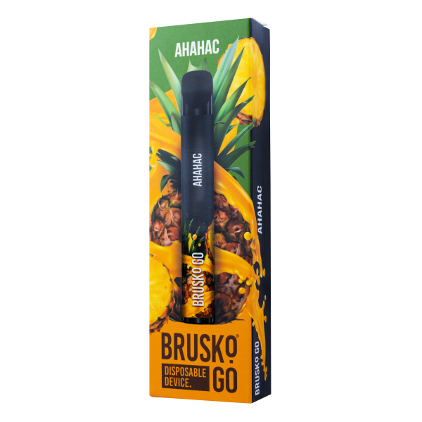 Одноразовая электронная сигарета Brusko Go Ананас 800 затяжек в Красноярске