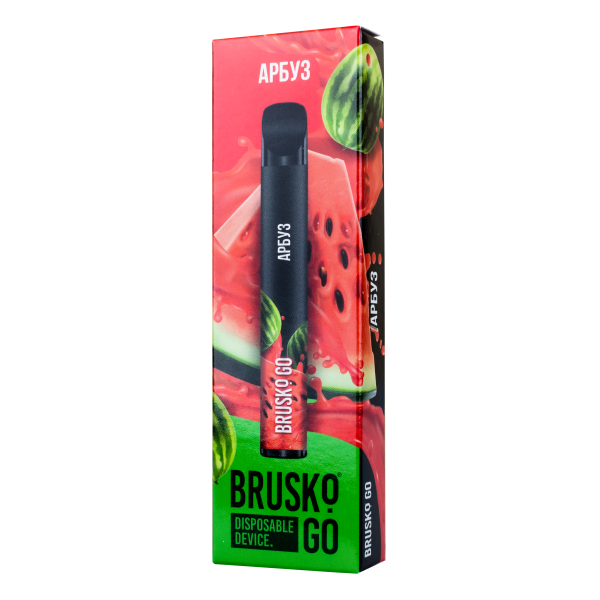 Одноразовая электронная сигарета Brusko Go Арбуз 800 затяжек в Красноярске