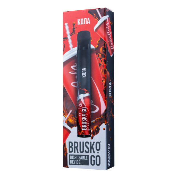 Одноразовая электронная сигарета Brusko Go Кола 800 затяжек в Красноярске
