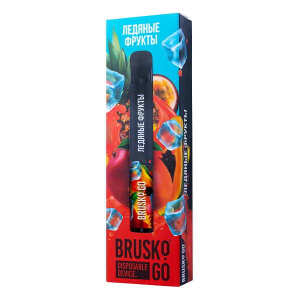 Одноразовая электронная сигарета Brusko Go Ледяные Фрукты 800 затяжек в Красноярске