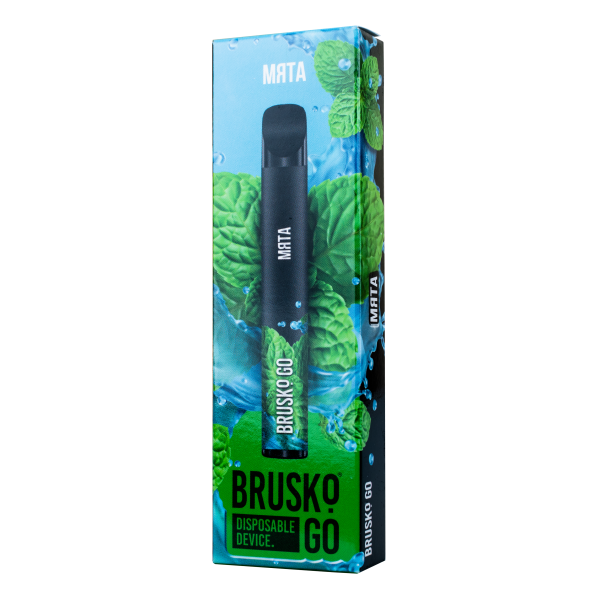 Одноразовая электронная сигарета Brusko Go Мята 800 затяжек в Красноярске