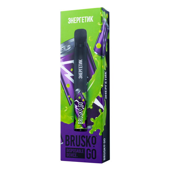 Одноразовая электронная сигарета Brusko Go Энергетик 800 затяжек в Красноярске