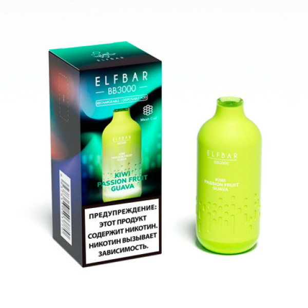 Elfbar BB3000 Киви маракуйя гуава, 3000 тяг в Красноярске