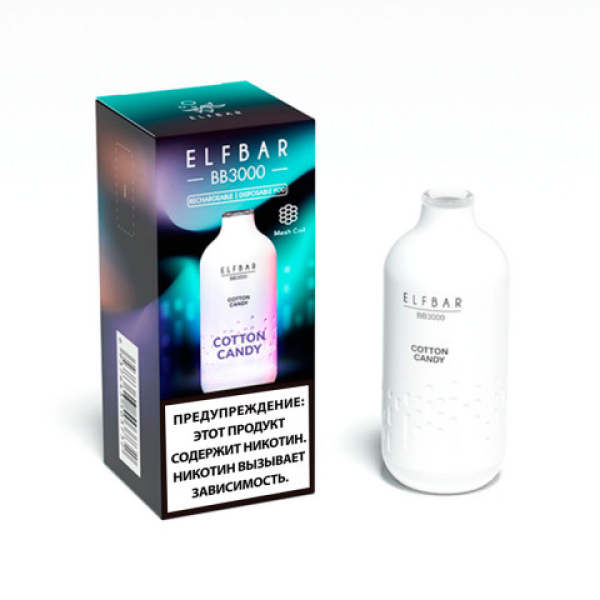 Elfbar BB3000 Сахарная вата, 3000 тяг в Красноярске