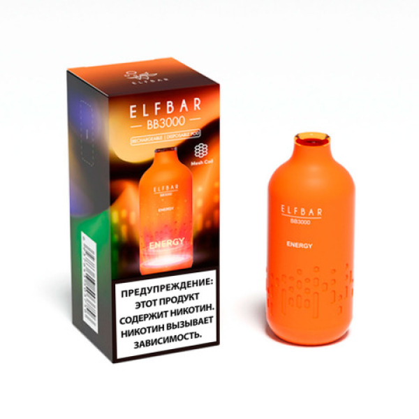 Elfbar BB3000 Энергетик, 3000 тяг в Красноярске