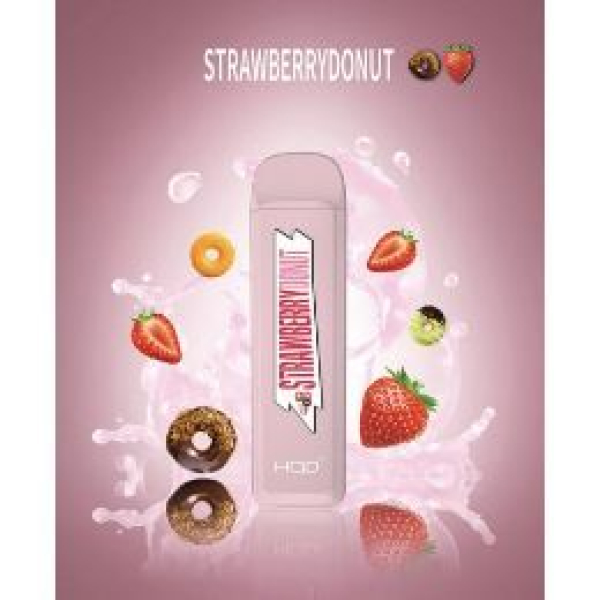 HQD MEGA Strawberry Donut (Клубничный Пончик), 1800 тяг в Красноярске