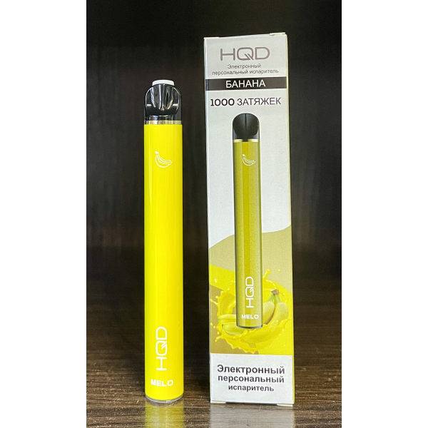 HQD melo banana (банан) 1000 затяжек в Красноярске
