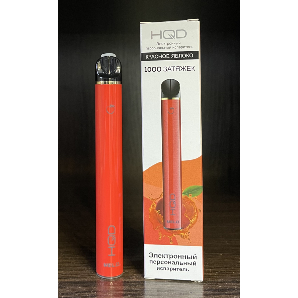 HQD melo red apple (красное яблоко) 1000 затяжек в Красноярске