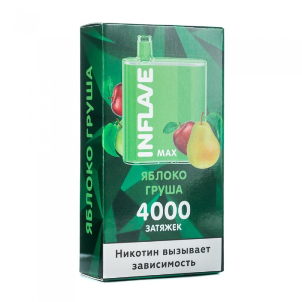 INFLAVE MAX Яблоко груша, 4000 тяг в Красноярске