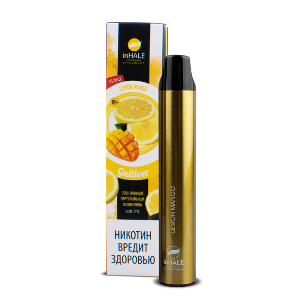 inHale Guliver Hard Lemon Mango (Лимон Манго) 1500 затяжек в Красноярске