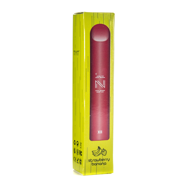 Одноразовая электронная сигарета IZI X2 Strawberry Banana (Клубника Банан) 800 затяжек в Красноярске