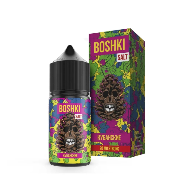 Жидкость BOSHKI Salt Кубанские (Виноград черника хвоя) (30 мл, 20 мг/мл) в Красноярске