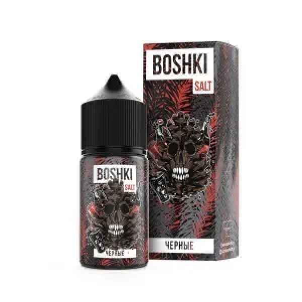 Жидкость BOSHKI Salt Черные (кола хвоя) (30 мл, 20 мг/мл) в Красноярске
