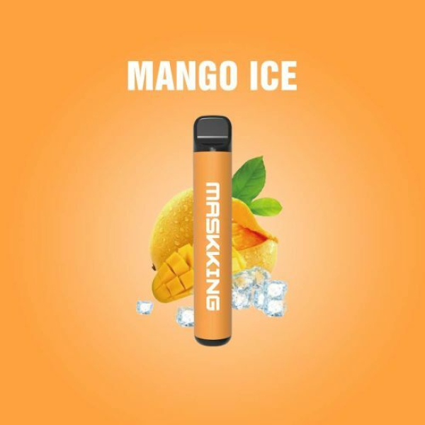 Одноразовая электронная сигарета Maskking High Pro Mango Ice (Манговый Лёд) 1000 затяжек в Красноярске