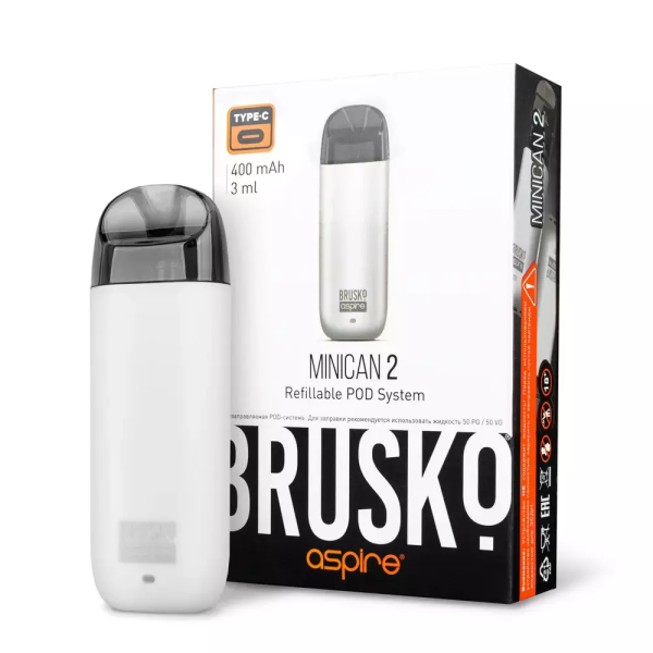 Brusko MINICAN 2 (400 мАч, Белый) в Красноярске