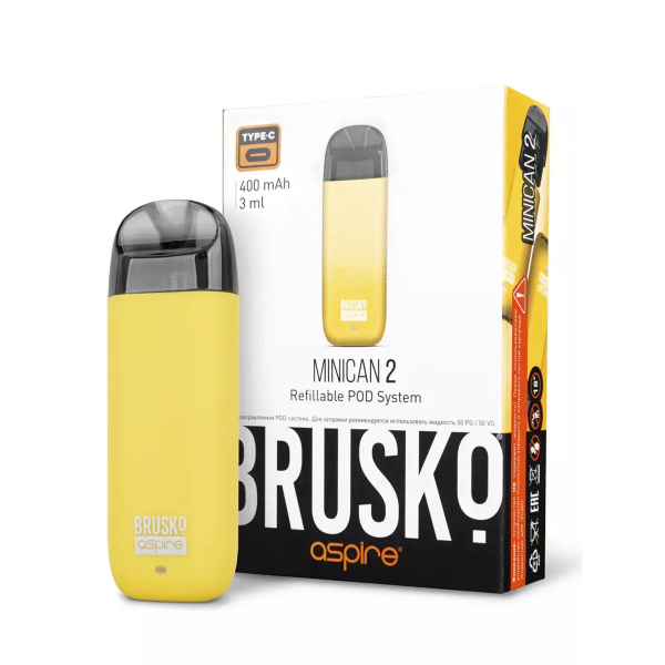 Brusko MINICAN 2 (400 мАч, Желтый) в Красноярске