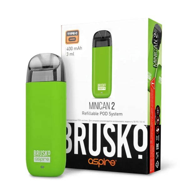 Brusko MINICAN 2 (400 мАч, Зеленый) в Красноярске