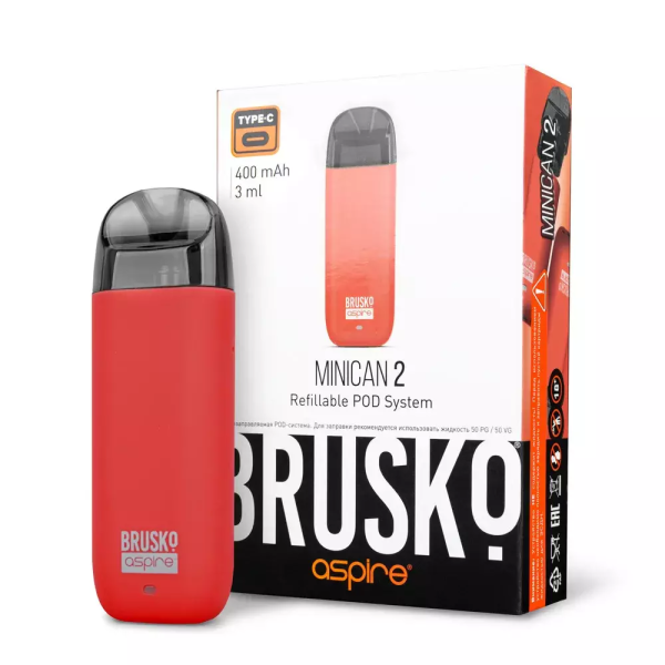 Brusko MINICAN 2 (400 мАч, Красный) в Красноярске