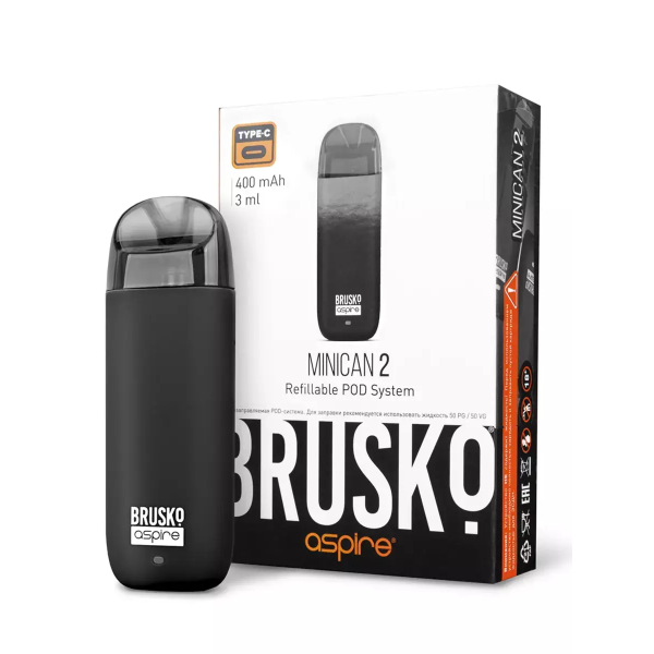 Brusko MINICAN 2 (400 мАч, Черный) в Красноярске