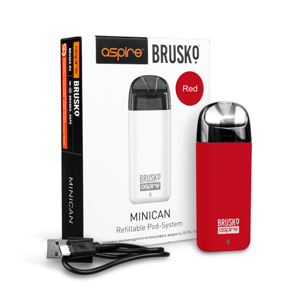 Brusko MINICAN plus (850 мАч, Красный) в Красноярске
