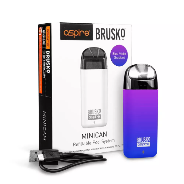 Brusko MINICAN (350 мАч, Синий,фиолетовый) в Красноярске