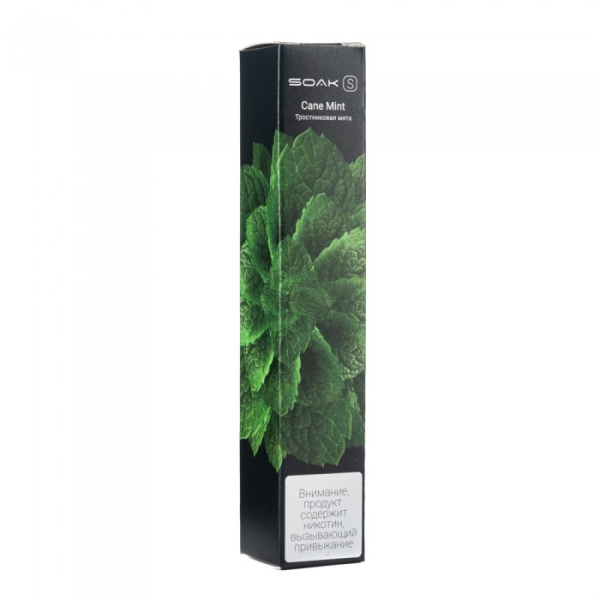 SOAK S Cane Mint (Тростниковая мята), 2500 тяг в Красноярске