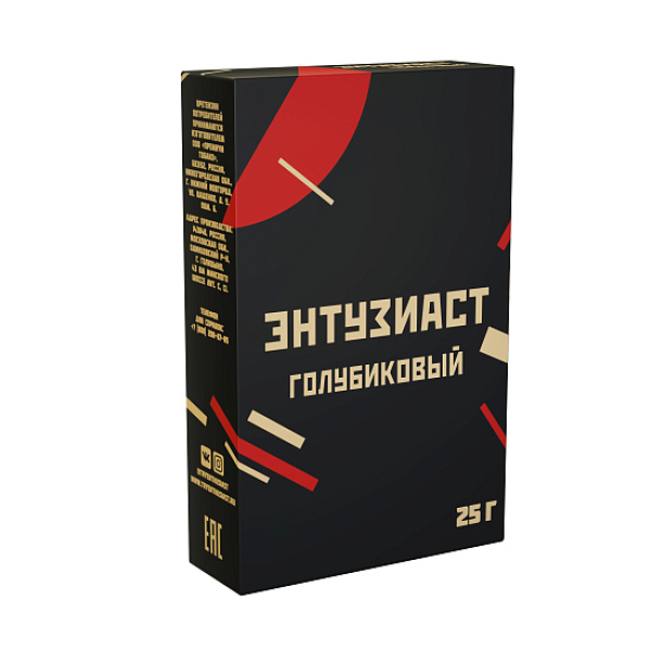 Табак ЭНТУЗИАСТ ГОЛУБИКОВЫЙ 25 гр в Красноярске