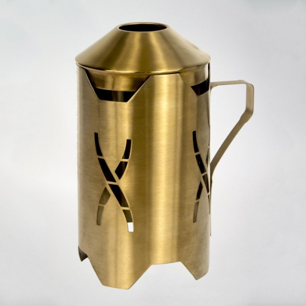 Колпак HOOB Windcover золотой для кальяна в Красноярске